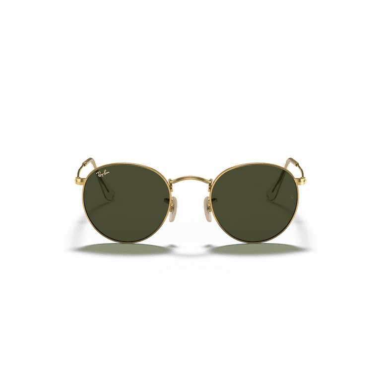 Ray-Ban Unisex Round Metal Sunglasses Size 53 with Arista Gold/G