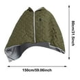 thumbnail image 3 of Hearth & Gear Heated Shawl Wraps For Portable USB Heated Blanket Shawl Corded Wearable Blanket Soft Zipper Shawl Wraps Fast Heating Blanket With 8 Heating And 3 Heating For Outdoor Home Exercise Steps, 3 of 7