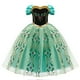 thumbnail image 1 of Vestido de princesa para niñas, disfraz de Cenicienta, Blancanieves, Aurora, Sofía, Rapunzel, Cenicienta, fiesta de cumpleaños Fivean unisex, 1 of 2