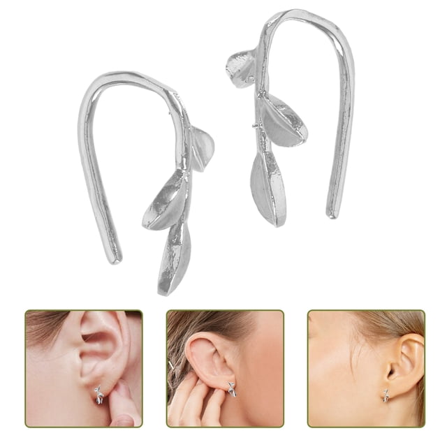unbranded 2Ud Aretes Para Oreja Ear Cuffs En Con Clip Cómodo Y Único