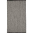 thumbnail image 2 of Nourison Courtyard 2' x 3' Black White Modern Rug, 2 of 9