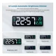 thumbnail image 5 of Digital Wall Clock Reloj de pared digital LED grande y moderno para exteriores, color de la estructura: verde, 5 of 8