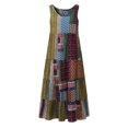 thumbnail image 1 of Sonducket Vestido de mujer con estampado bohemio y largo midi con correa para el hombro Vestidos Verde XXL Sonducket AP002073-08, 1 of 6
