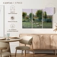 thumbnail image 5 of Elephant Stock Field Of Sheep I Wall Art - Horizontal Multi Panel Canvas - Living Room Wall Decor - Nature Multi Panel - Green And Purple Decor By Tim O'toole - 33" x 20", 5 of 8
