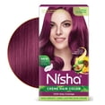 thumbnail image 3 of (6 pack) Nisha Creme Hair Color | Permanent Long Lasting Wine Hair Dye Color Kit | Wine Burgundy | 5.07 Oz, 3 of 11