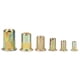 thumbnail image 5 of Juego de 165 piezas/caja de accesorios para tuercas de remache de aleación de zinc portátiles M3 M4 M5 M6 M8 M10, 5 of 14
