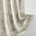 thumbnail image 4 of Lush Decor Bali Tropical Leaves Shower Curtain Single 72" W x 72" L Neutral - Tropical Bathroom - Brown Bath Curtain -Coastal Decor, 4 of 7
