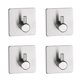 thumbnail image 1 of 4 ganchos adhesivos multifuncionales de acero inoxidable para colgar toallas de cocina y baño, sin dejar rastro., 1 of 6