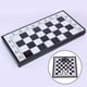 thumbnail image 4 of Juego de ajedrez internacional para niños y adultos. Tablero de ajedrez magnético plegable. M Negro Blanco, 4 of 9