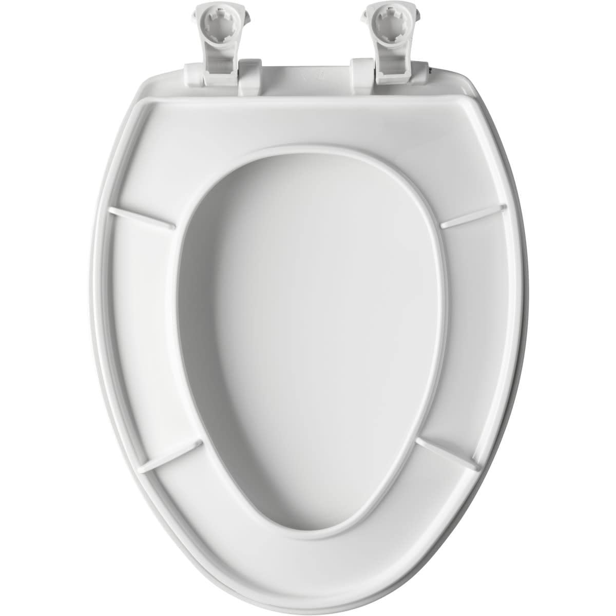 Bemis Toilet Seat,White,Elongated,16 7/8" H 7B7300EC