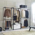 thumbnail image 6 of Newboti Furniture Fiona White Freestanding Walk in Wood Closet System with Metal Frame 17206, 6 of 7