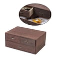 thumbnail image 1 of Caja de Almacenamiento Vintage DIY DIY Decorativo de Caja de Almacenamiento de Recuerdos con Tapa Pendientes de Pecho de 2 capas Soledad Caja de almacenamiento de madera, 1 of 10