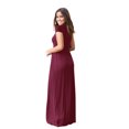 thumbnail image 3 of U.Vomade Femmes Manches Courtes Col Rond Poche Décontractée Longue Dress, 3 of 4