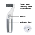 thumbnail image 3 of Electric Foot Callus Remover: Professional Foot Care Pedicure Tools, Electronic Foot File Pedi Grinder, 3 of 5