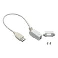 thumbnail image 5 of Tripp Lite Usb 2.0 All-in-one Keystone/panel Mount Coupler Cable (f/f), Angled Connector, W, 5 of 7