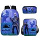 thumbnail image 5 of Mochila para estudiantes Fortnite de 17 pulgadas, bolso bandolera y estuche para lápices, diseño con estampado duradero en varios colores., 5 of 5