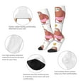 thumbnail image 6 of Bingfone Compression Socks For Women And Men Long Socks For Running Athletic Cycling Nurse-Sloth With Donuts1, 6 of 9