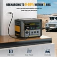 thumbnail image 3 of VTOMAN FlashSpeed 1000 Portable Power Station,828Wh LiFePO4 Battery,70 Min Fully-Charged | Solar Generator for Home Emergency,RV Camping,Power Outage, 3 of 9