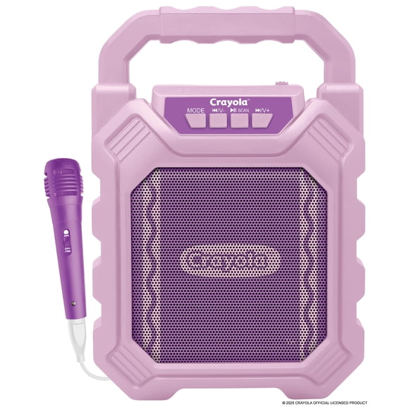 Máquina de Karaoke Mini Crayola Bocina Bluetooth 10W 4"