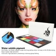 thumbnail image 3 of Face Paint Kit, Mild Ingredients Face Paint  Makeup Easy To Clean Water Soluble  for Entertainment for Adult, 3 of 7