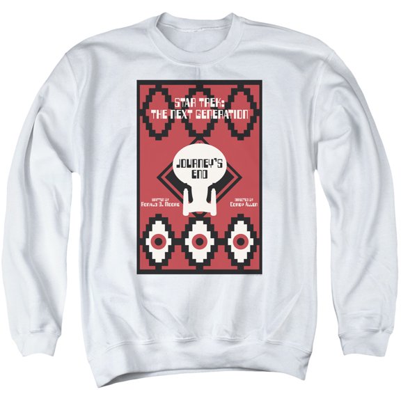 Star Trek Tng Season 7 Episode 20 Adult Crewneck Sweatshirt White