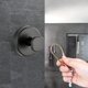 thumbnail image 5 of Gancho de ventosa de acero inoxidable | Montaje moderno de pared con punta cuadrada | Capacidad de peso de 11 libras | Instalación sin herramientas | Tamaño de 2,36 pulgadas | Accesorio impermeable, 5 of 6