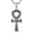 A03-Ankh, variant on Egyptian Necklace Jewelry 925 Sterling Silver Ankh Eye of Horus Anubis Pendant for Men Women