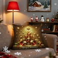 thumbnail image 4 of Christmas Decorative Pillow Covers 18x18" Christmas Pillow Cover Sofa Decoration Pillow Cushion Cover Cushion Covers, 4 of 7
