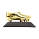 thumbnail image 1 of Escultura de trofeo de fútbol de bota dorada, estatua decorativa, trofeo de fútbol, partido de fútbol Oro, 1 of 8