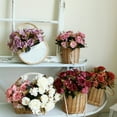 thumbnail image 3 of Fake Flowers High Simulation Ornamental Realistic Real Touch Rose Silk Artificial Flowers for Hotel, 3 of 7