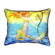 Betsy Drake ZP373 Betsys Mermaid Throw Pillow- 20 x 24 in.