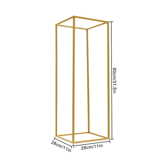 Flower Stand Decoration, 2 PCs Flower Rack, Gold, Great for Wedding Decorations, Parties, and Celebration Decorations, for Living Room, Courtyard, Garden, Balcony, and Other Decorations