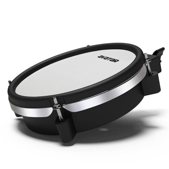 Paquete de Pads de Batería Electrónica HXW Negro de Cabeza de Malla Zona Dual 8 Pulgadas