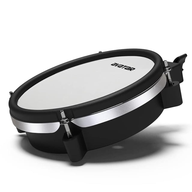 Paquete de Pads de Batería Electrónica HXW Negro de Cabeza de Malla Zona Dual 8 Pulgadas