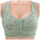 thumbnail image 1 of Brasier Sujetador sin Aros con Botones Delanteros Estampados para Mujer, Talla Grande, Ropa Interior Grande, 1 of 3