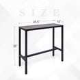 Outdoor Bar Table 39'' Patio Table Pub Height Dining Table with