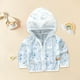 thumbnail image 3 of Gibobby Blusa Casual Para Niñas Abrigo para para niños pequeños y niñas, camisa protectora sarpullidos de manga larga con cremallera, ropa para para bebés, abrigo de verano con （Aqua， 7-8 Años), 3 of 5