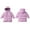Purple, variant on Spazoro Toddler Girls Puffer Jackets, Windproof Hooded Full-Zip Fleece Padded Winter Coat for Kids Pink Size 4 T