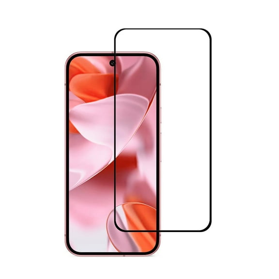 LEEKUANGSU [2 Pack] Black Tempered Glass Screen Protector Frontier Protective Protector for Google Pixel 9