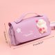 thumbnail image 2 of Cartoon Large Capacity Pencil Case Double Compartments Zippers Pencil Pouch with Handle Sensory Toy Durable Pen Bag for Students Kids Adults, 2 of 5