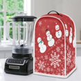 thumbnail image 5 of HELLHERO Snowman and Snowflake Kitchen Blender Dust Cover Oil Proof Kitchen Use Proof Stain Durable Blender Cover with Fitted, 5 of 6