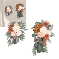 thumbnail image 5 of 2 Pcs Artificial Wedding Arch Flowers Lifelike Wedding Welcome Signs Floral Decoration Fadeless Arch Decor For Indoors Outdoors, 5 of 5