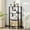 Black, variant on LELELINKY 4-Tier Tall Wooden Bookshelf with Storage, Industrial Modern Bookcase for Small Spaces, Living Room, White
