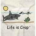 thumbnail image 2 of Funny Snorkel Shark Chase Beach Day Men's Graphic T Shirt Tees Brisco Brands X, 2 of 6
