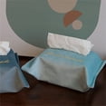 thumbnail image 3 of Retro Tissue Box Cover Waterproof Napkin Storage Box Container Case Decorative Tissue Holder Box Bag for Living Room Bathroom Night Stands Bedroom Dressers Car 10"X7", 3 of 8