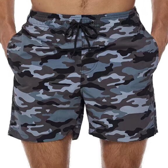 Men's 5" Quick Dry Printed Shorts Lightweight Running Shorts 34