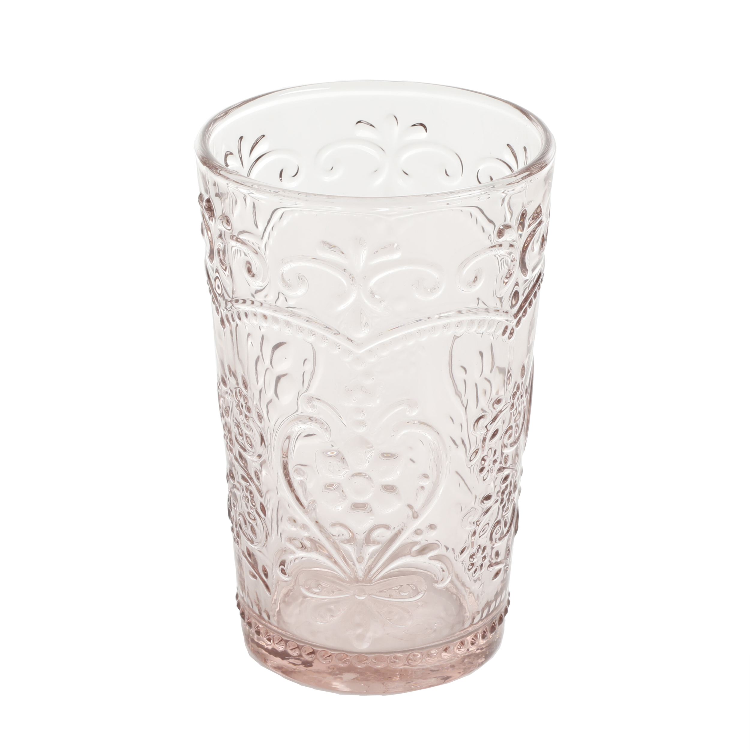 The Pioneer Woman Amelia Pink 15.22-Ounce Glass Tumblers, Set of 4 - image 4 of 4