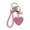 Pink, variant on CIYISON Exquisite Studded Heart Keychain Handmade Polymer Clay Car Accessory
