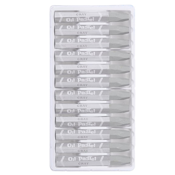 Uxcell Gray Oil Pastels, 36Pcs Soft Oil Crayons Vibrant and Creamy Pastels Stick Art Supplies for Art Painting Drawing Blending Graffiti for Artists Beginners