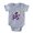 Heather Grey, variant on CafePress - Cp Moorena - Cute Infant Baby Football Bodysuit